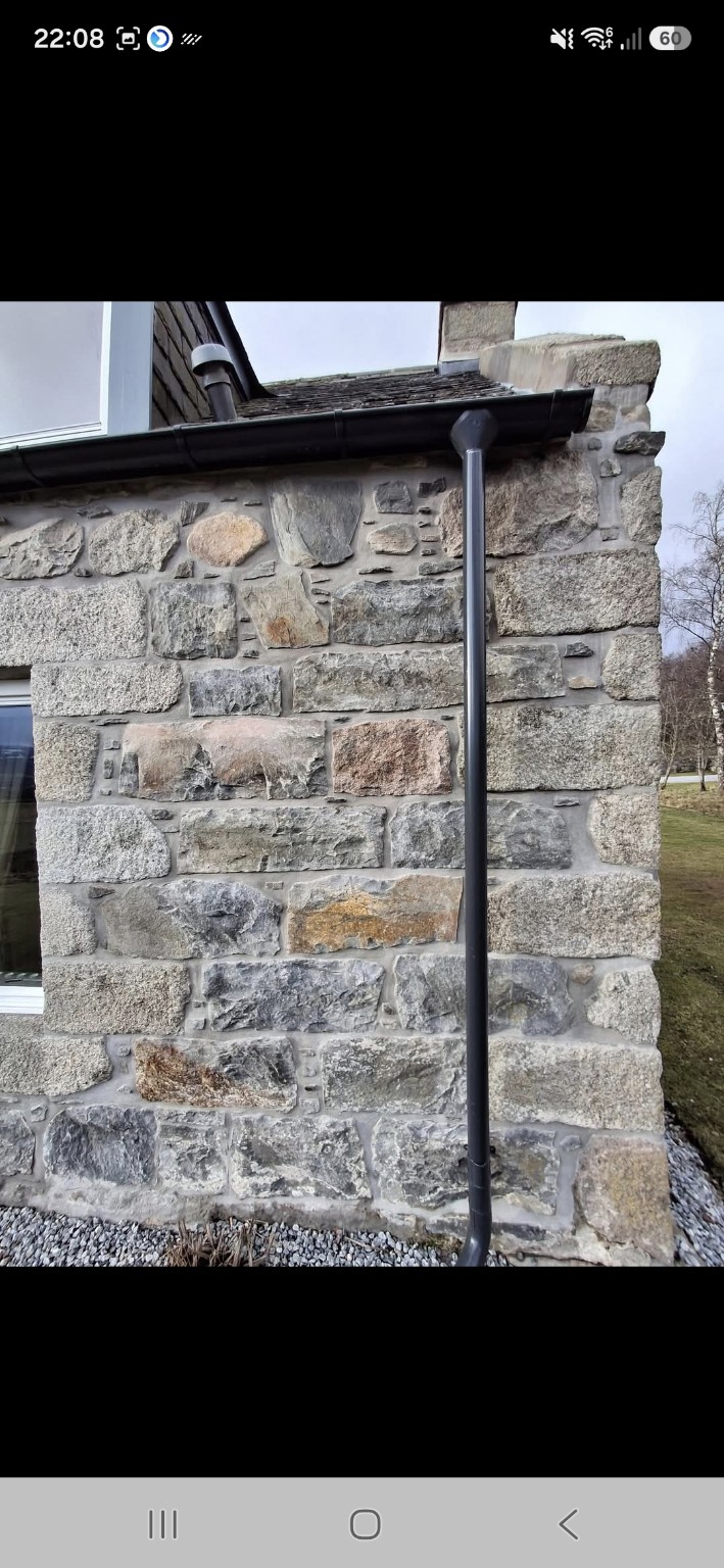 Natural Stonework — Stonework & Rendering project completed by Patrik Botos Building Contractors, Grantown-on-Spey